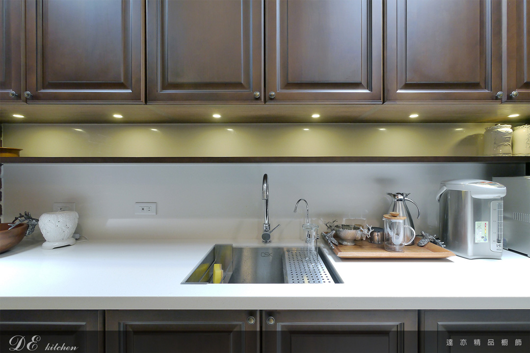 廚房設計｜CSK 鉻色廚房立式龍頭｜CSK 不鏽鋼手工水槽